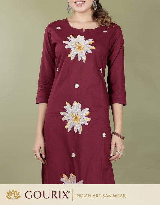 Bloom Floral Kurta Set with Dupatta