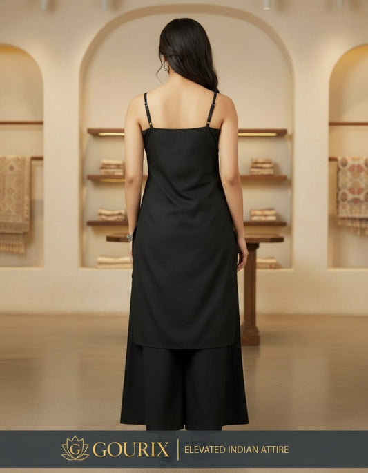 Midnight Grace Straight Kurta Set