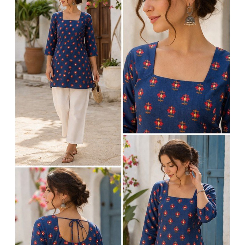 Elegant Cotton Women's Clothing - Traditional Design